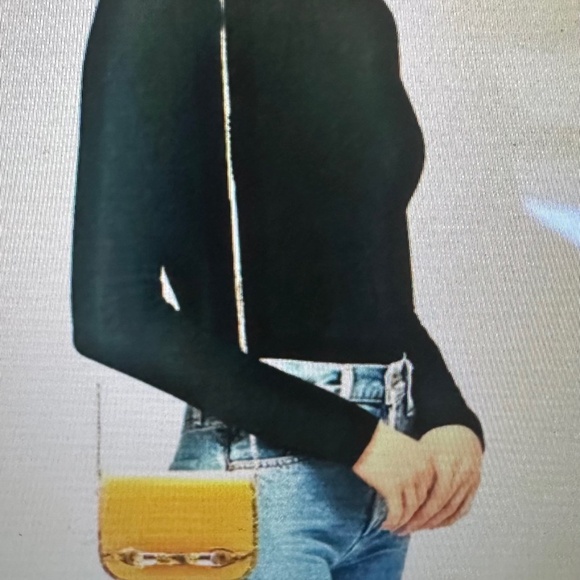 BRAND NEW JIMMY CHOO PYTHON TRIM YELLOW CROSS BODY GOLD CHAIN BAG - Picture 13 of 13